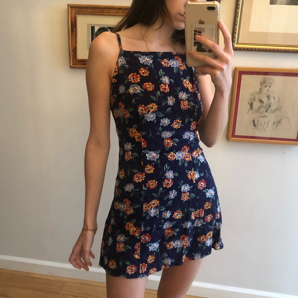 Adorable vintage grunge mini dress size XS